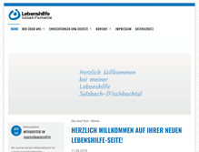 Tablet Screenshot of lebenshilfe-sft.de